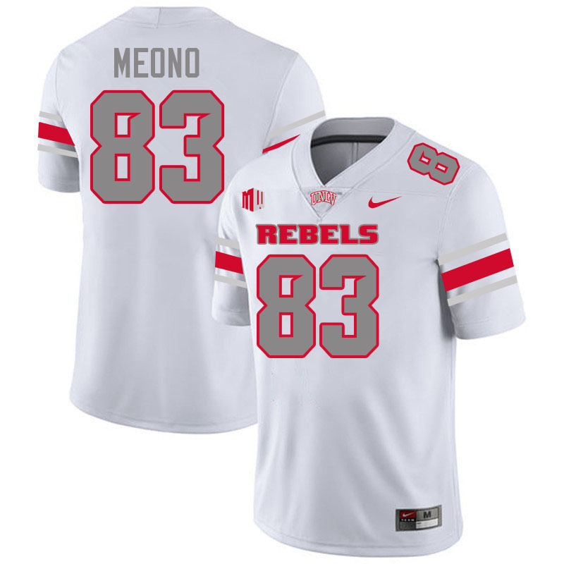 UNLV Rebels #83 Andre Meono Jersey Football College Uniforms,Apparels-White